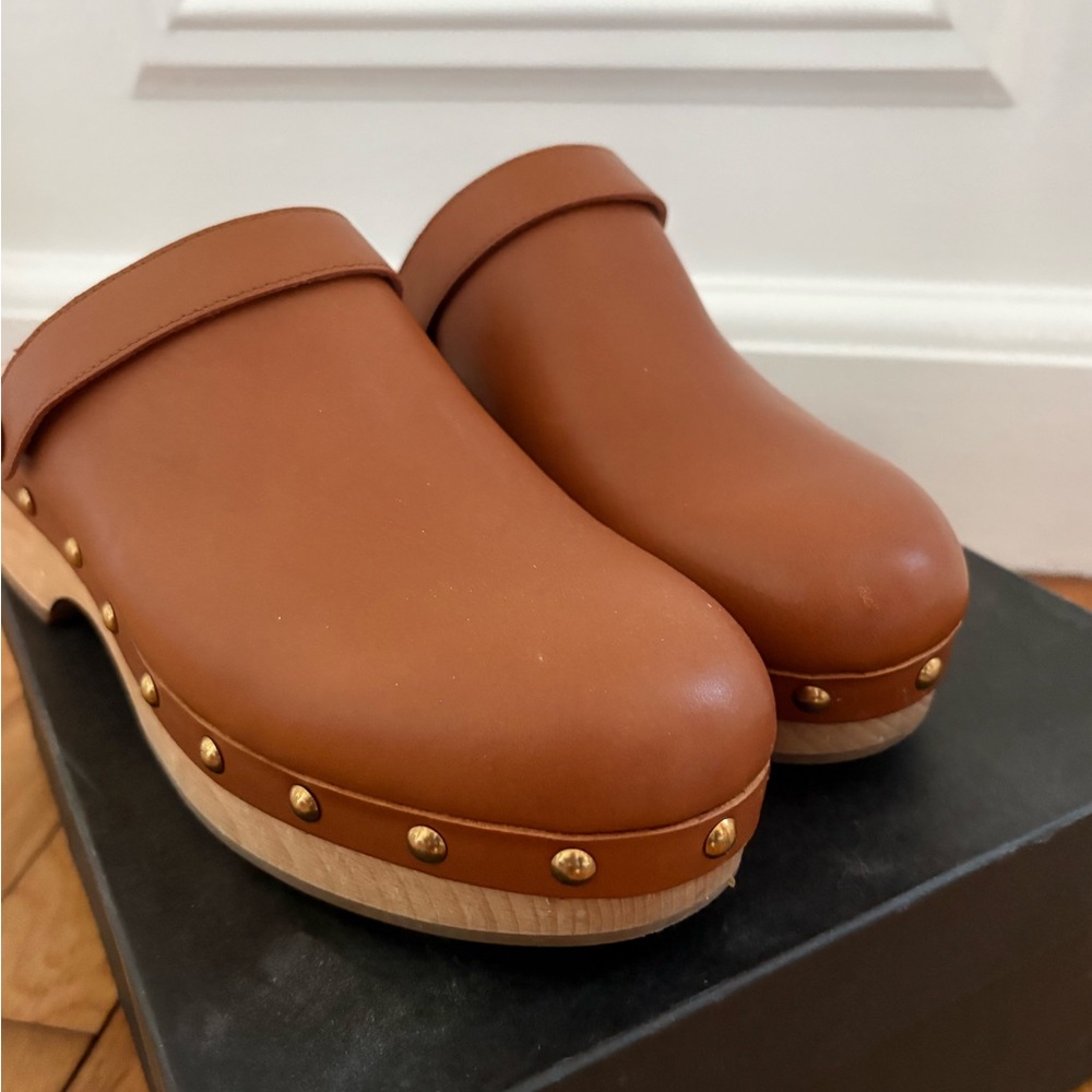 J.Crew Grace Leather Clog - 8.5